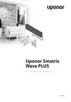 Uponor Smatrix Wave PLUS (naudojimo instrukcija)