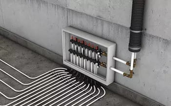 Underfloor heating for industry