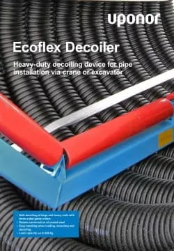 Uponor Ecoflex Uncoiler angol brossúra