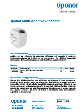 Uponor Multi Additivo Standard