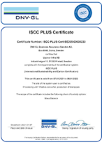 ISCC PLUS Certifikat SE205-00000346