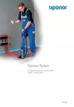 Uponor Tacker underfloor heating wet system