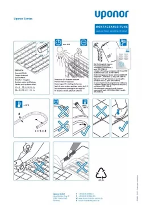Uponor Product Information Contec IT 1022696