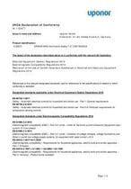 Uponor DoC BASE thermostat display T-27 230V RAL9016