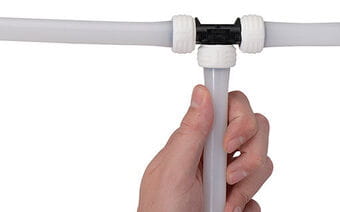 Q&E fittings with PE-Xa pipes