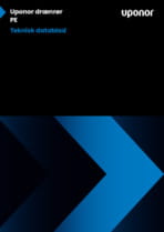 Uponor PE-drænrør datablad DK