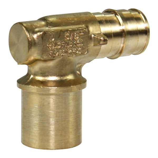 Q4376375; ProPEX Baseboard Elbow; Copper Fitting Adapter; elbow; brass; q4375075