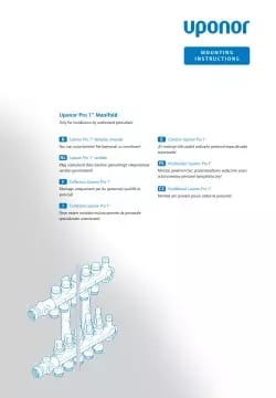 Uponor Pro 1” jakotukki