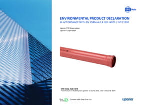 EPD for PVC avløpsrør