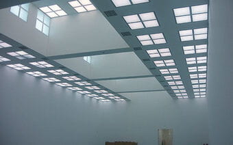 Aquecimento e arrefecimento de tetos