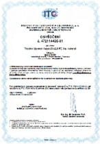 Certifikát Uponor Aqua PE-Xa