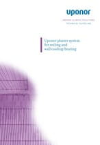 Uponor Plaster - мокра система с мазилка. Техническа информация