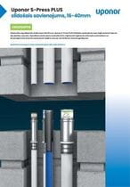 Uponor S-Press PLUS slīdošais savienojums, 16-40mm