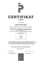 Vägtrummor: P-märkning