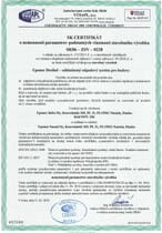 SK certifikát Decibel