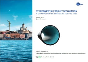 Environmental Product Declaration (EPD) - Weholite PLUS
