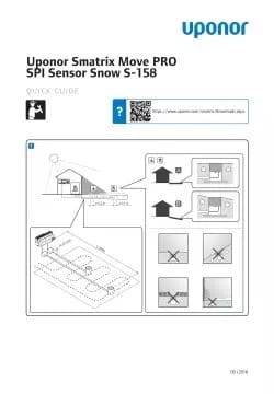 Uponor Smatrix Move PRO Snow Sensor quick guide