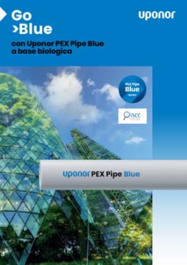 Uponor PEX Pipe Blue a base biologica
