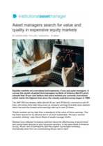 Institutional-Asset-Manager-Asset-managers-search-for-value-and-quality-in-expensive-equity-markets
