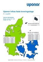 Uponors faste leveringsdage