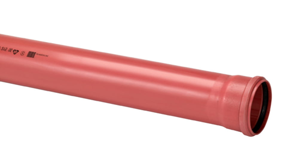 Släta PVC rör för icke trycksatta spillvattensystem | Uponor