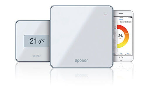 Išmanus temperatūros valdymas su Uponor „Smatrix Pulse" termostatais