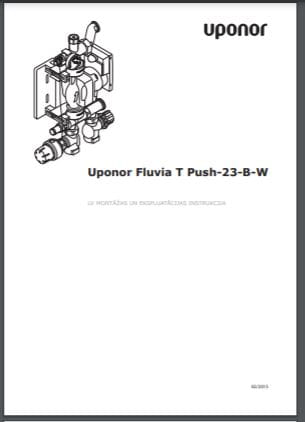 Uponor Fluvia T Push 23-B-W