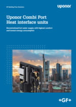 Uponor heat interface units Combi and Aqua Port brochure