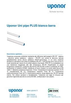 Uponor Uni pipe PLUS bianco barra
