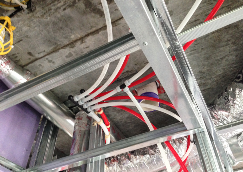 Uponor PEX plumbing application featured in re-pipe project at SkyHouse apartments in Austin TX