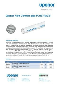 Uponor Klett Comfort Pipe PLUS 16x20