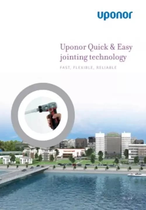 Uponor quick and easy kötéstechnológia