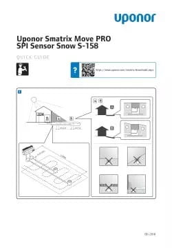 Uponor Smatrix Move PRO snehový senzor S-158