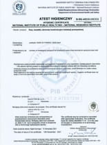 Atest higieniczny B-BK-60210-1013/21