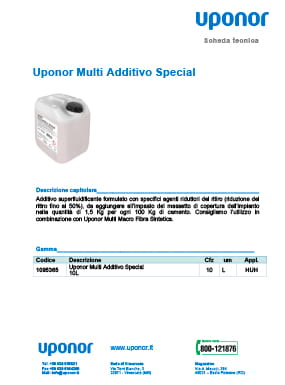 Uponor Multi Additivo Special