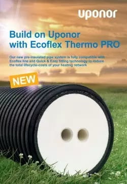Попередньоізольовані труби Uponor Ecoflex thermo PRO EN