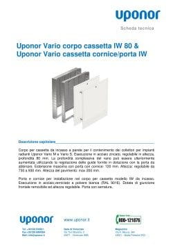 Uponor Vario Cassetta IW 80