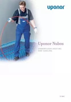 Uponor Nubos wet installation underfloor heating