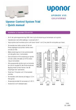 Uponor Control System C33 och C35