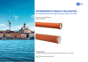 Environmental Product Declaration (EPD) Uponor Ultra Classic Ultra Double