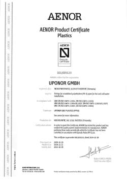 AENOR Uponor Q&E Plastico PPSU Accesorios