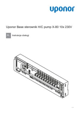 Uponor Base sterownik H/C pump X-80 10x 230V