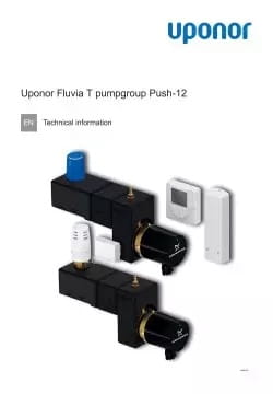Uponor Fluvia T pumpgroup Push 12