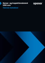 Uponor Rense- og inspektionsbrønde 1250 mm datablad DK