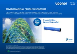 Environmental Product Declaration (EPD) - Uponor Profuse Blue