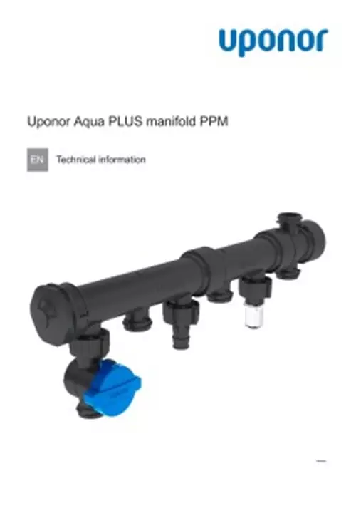 Uponor Aqua PLUS razdelnik PPM