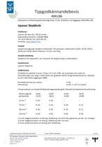Uponor Skyddsrör - SITAC Typgodkännandebevis 4991/86
