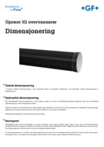 Manual for IQ overvannsrør dimensjonering