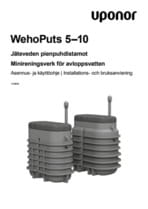 WehoPuts 5-10 asennus- ja käyttöohje 1066931, 1066932