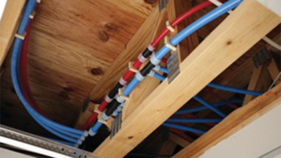 Using PEX pipe from street to fixture 